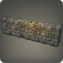 Steinerne Gartenmauer