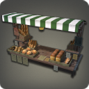 Backwaren-Marktstand