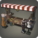 Rüstungs-Marktstand