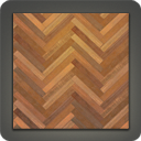 Fischgräten-Holzboden