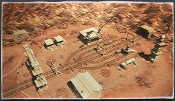 Gemälde „Biran-Mine“