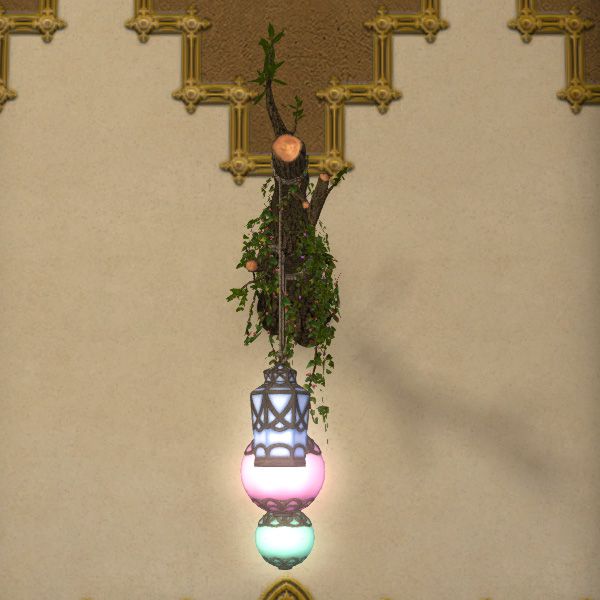 Efeu-Wandkettenlampe