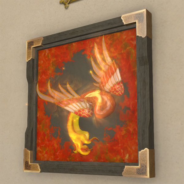 Suzaku-Wanddekoration
