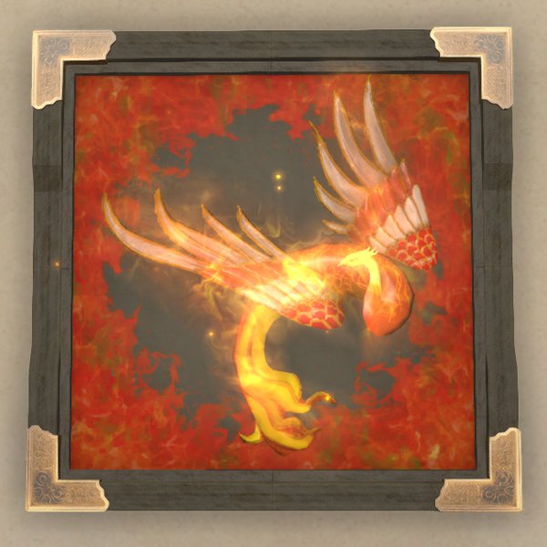 Suzaku-Wanddekoration