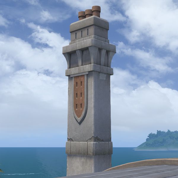 Riviera-Steinschornstein