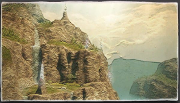 Gemälde „Tempel des Heiligen Fathric“