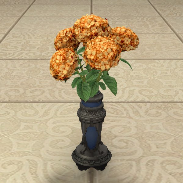 Orange Hortensien