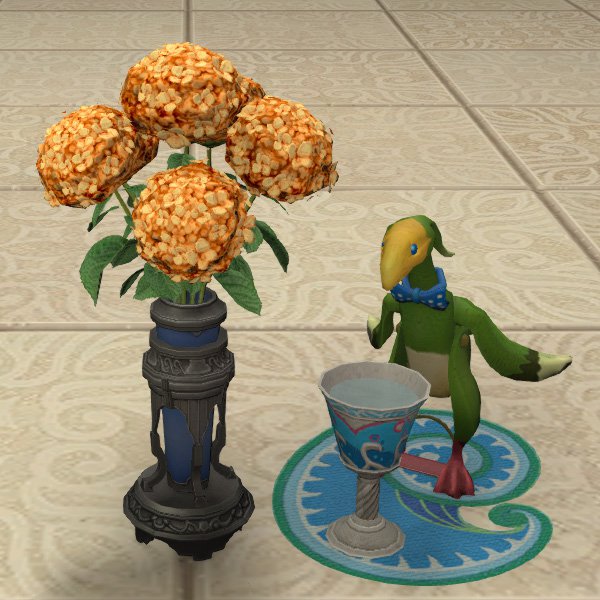 Orange Hortensien