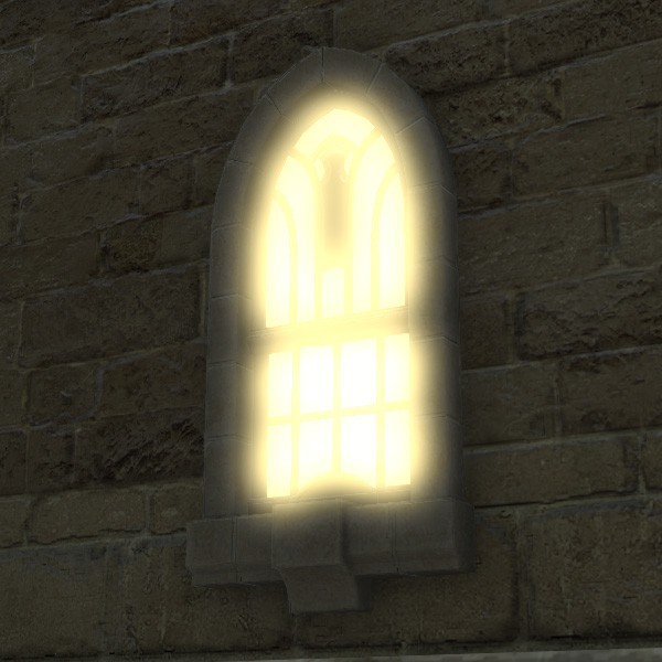 Oasen-Spitzbogenfenster
