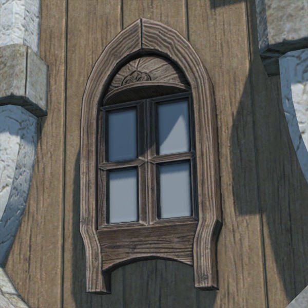 Wald-Bogenfenster