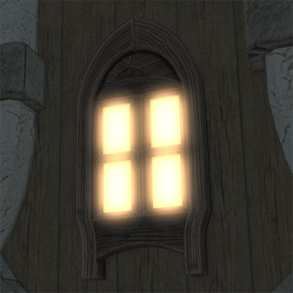 Wald-Bogenfenster