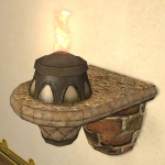 Amdapor-Wandlampe