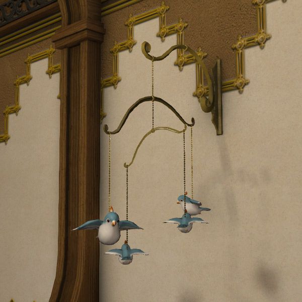 Blaues Vogel-Mobile