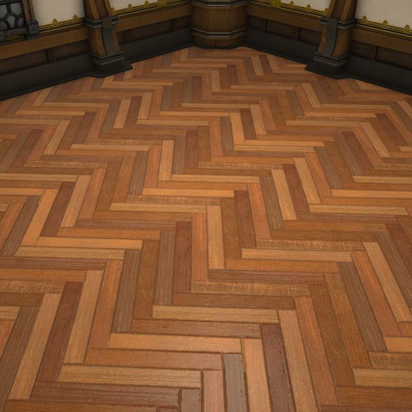 Fischgräten-Holzboden