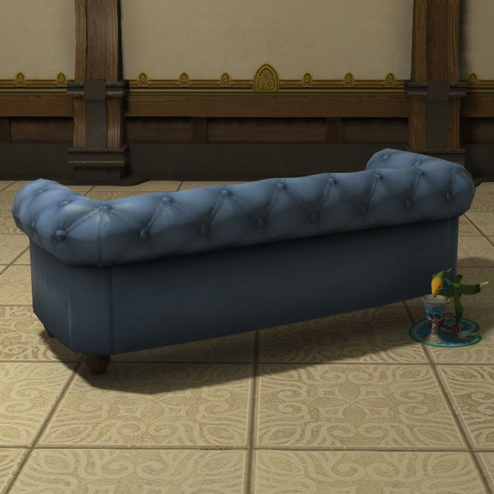 Königliches Ledersofa