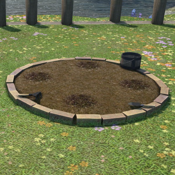 Rundes Gartenbeet