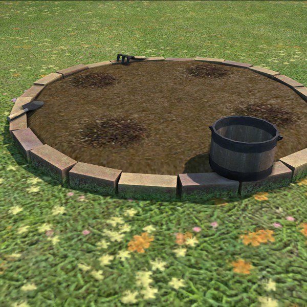 Rundes Gartenbeet