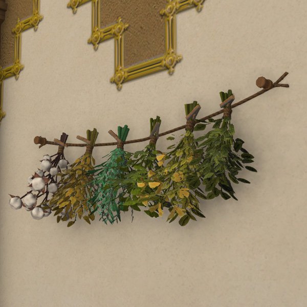 Bündel getrocknete Gartenkräuter