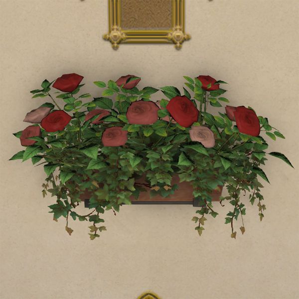 Rosen-Wandblumenkasten